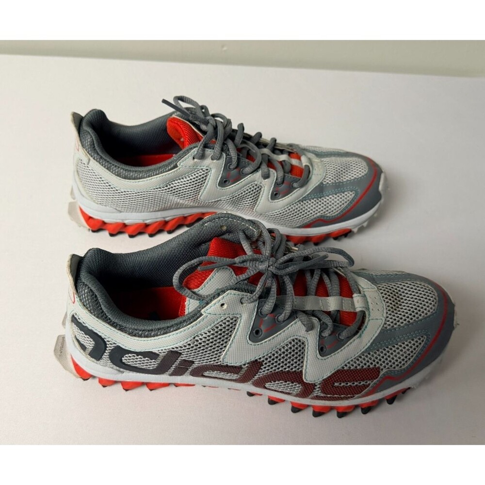 Adidas Adizero Womens 10 Trail Running Shoes Gray Red G48037 - Picture 2 of 8